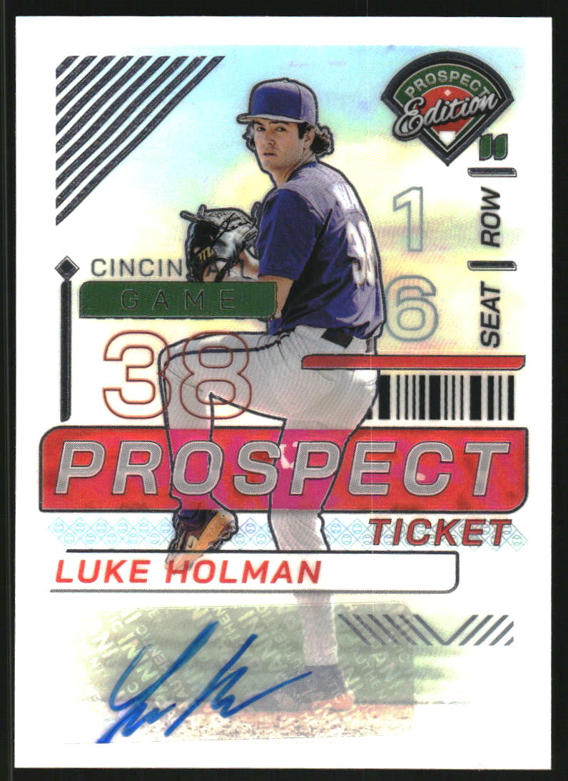 2024 Panini Prospect Edition Holo Prospect Ticket Signatures #28 Blake Larson Auto