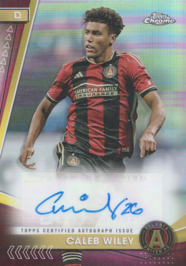 2024 Topps Chrome MLS Autographs #CACW Caleb Wiley