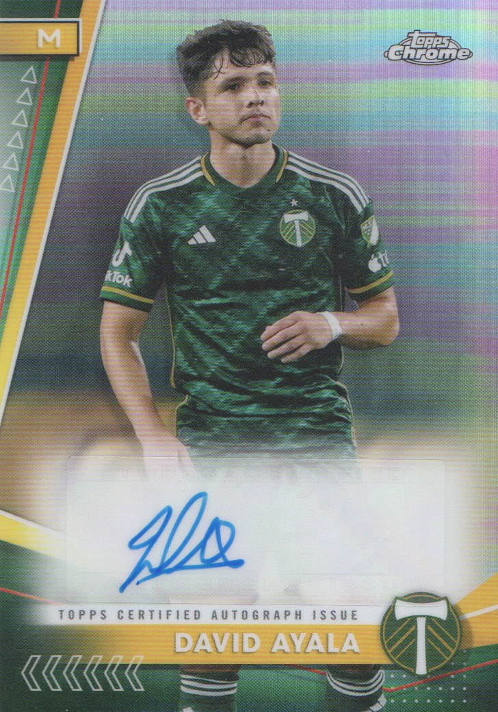 2024 Topps Chrome MLS Autographs #CADA David Ayala