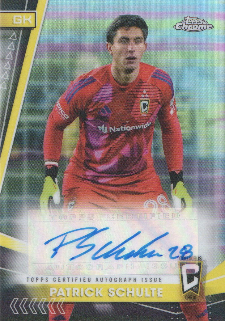 2024 Topps Chrome MLS Autographs #CAPS Patrick Schulte