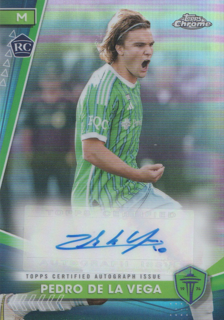 2024 Topps Chrome MLS Autographs #CAPV Pedro de la Vega