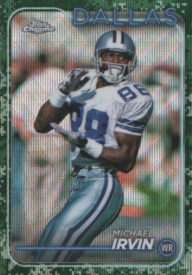 2024 Topps Chrome Camo Wave Refractors #36 Michael Irvin