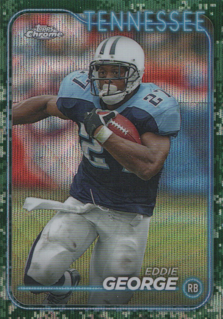 2024 Topps Chrome Camo Wave Refractors #189 Eddie George