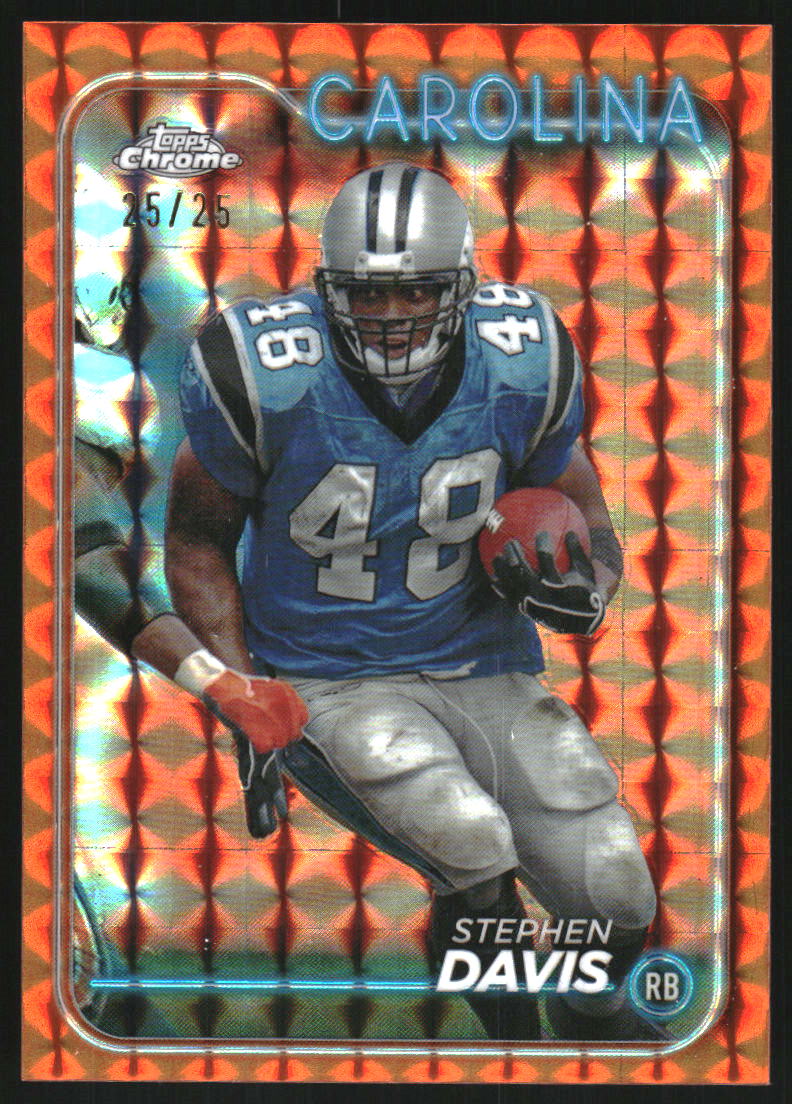 2024 Topps Chrome Orange Geometric Refractors #14 Stephen Davis /25