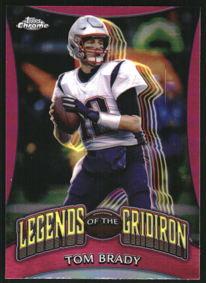 2024 Topps Chrome Legends of the Gridiron Pink Refractors #LOG1 Tom Brady