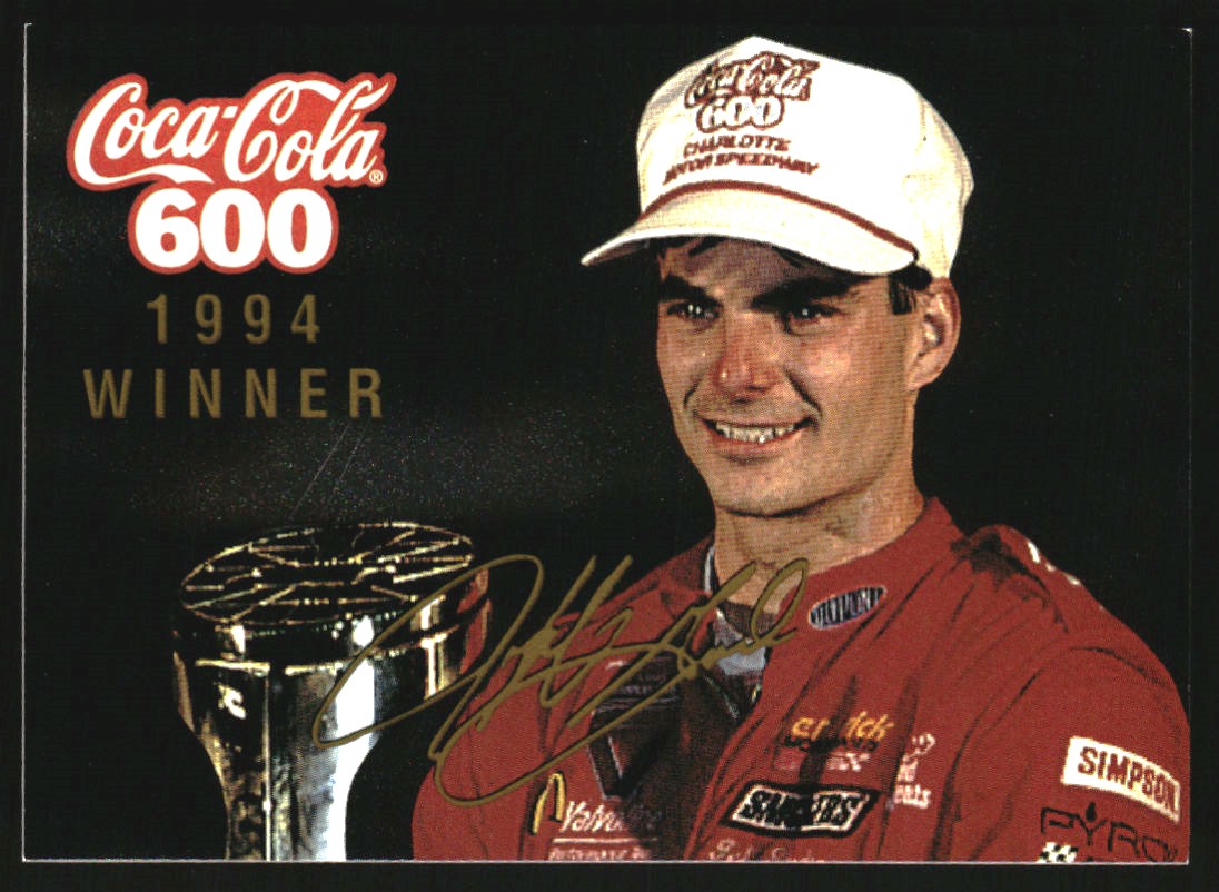 1995 Finish Line Coca-Cola 600 Winners #CC10 Jeff Gordon