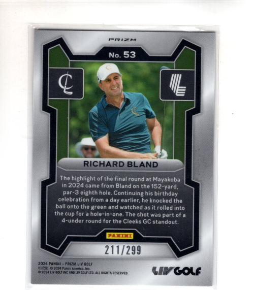 B6758- 2024 Panini Prizm Liv Golf #S 1-100 + Einsätze -du Pick- 15 + Kostenlose - Bild 31 von 41