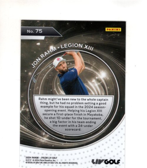 B6758- 2024 Panini Prizm Liv Golf #S 1-100 + Einsätze -du Pick- 15 + Kostenlose - Bild 9 von 41