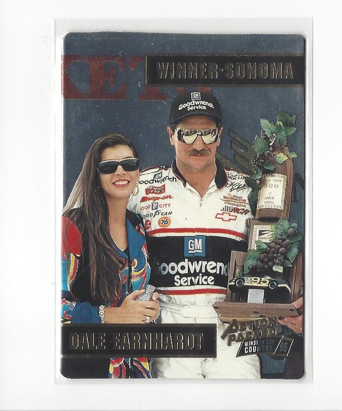 1995 Action Packed Country Silver Speed #45 Dale Earnhardt/Teresa WIN