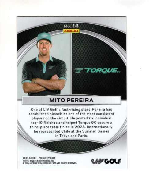 B6758- 2024 Panini Prizm Liv Golf #S 1-100 + Einsätze -du Pick- 15 + Kostenlose - Bild 19 von 41