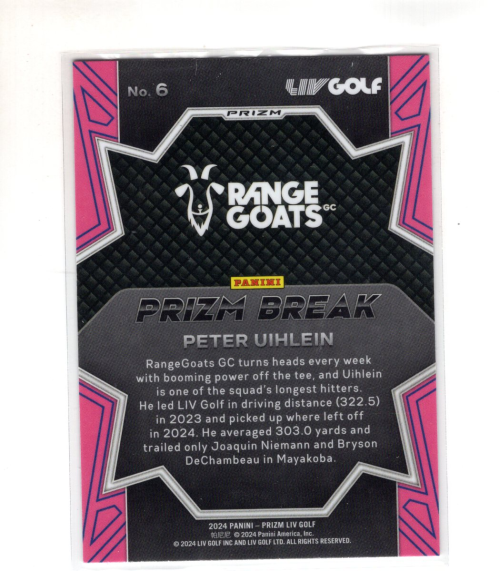B6758- 2024 Panini Prizm Liv Golf #S 1-100 + Einsätze -du Pick- 15 + Kostenlose - Bild 27 von 41