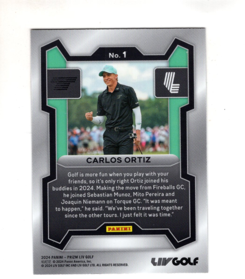 B6758- 2024 Panini Prizm Liv Golf #S 1-100 + Einsätze -du Pick- 15 + Kostenlose - Bild 3 von 41