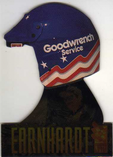 1996 VIP Head Gear Die Cuts #HG2 Dale Earnhardt