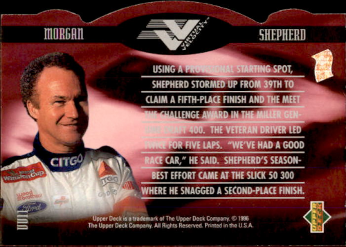 B0552- 1996 Upper Deck Racing Cards 1-150 +Inserts -You Pick- 15+ FREE US SHIP - Picture 295 of 295