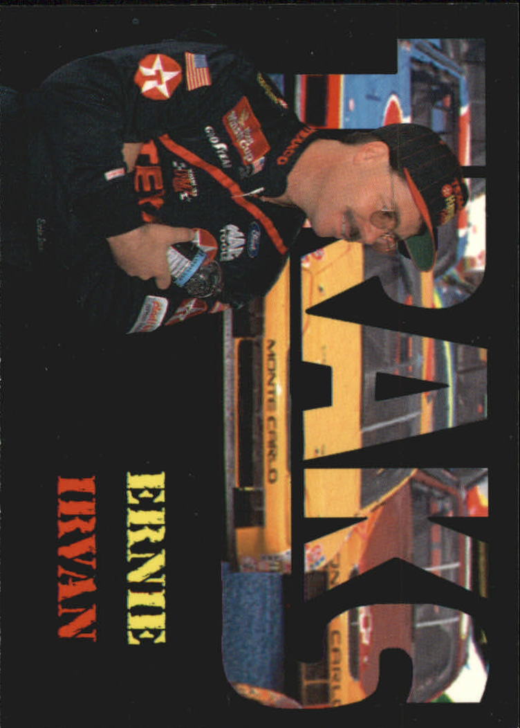 1996 Traks Review and Preview Triple-Chase #TC11 Ernie Irvan