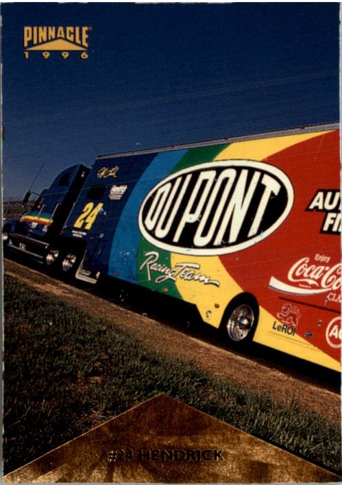 1996 Pinnacle #92 Jeff Gordon's Transporter