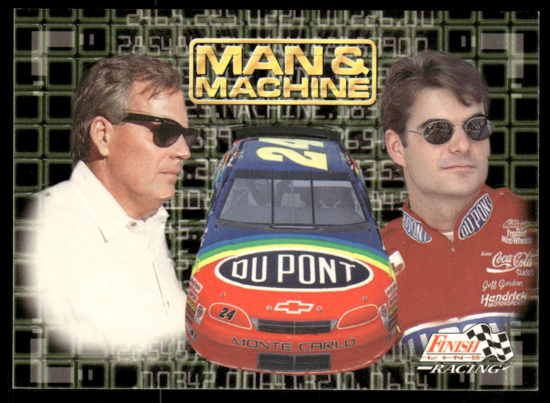 1996 Finish Line Man and Machine #MM1 Jeff Gordon