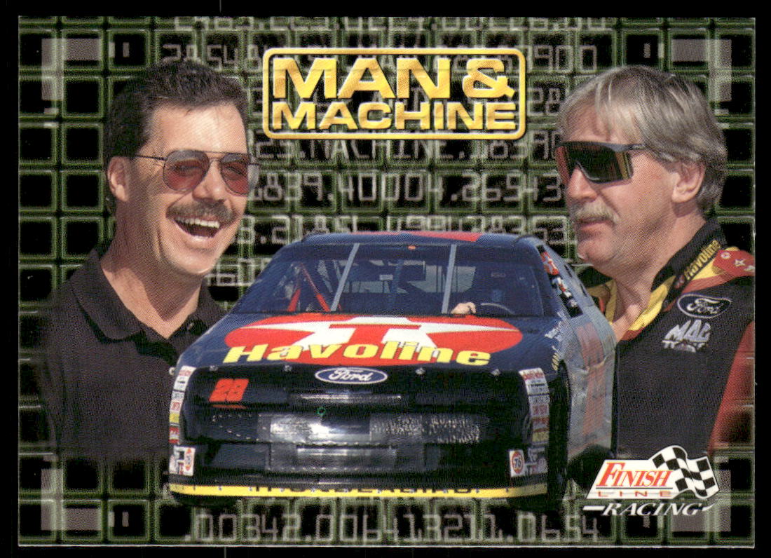 1996 Finish Line Man and Machine #MM6 Ernie Irvan