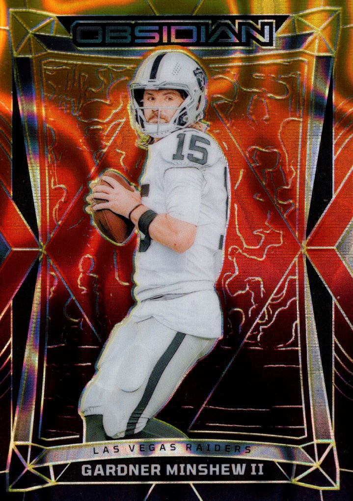 2024 Panini Obsidian Molten FOTL #99 Gardner Minshew II