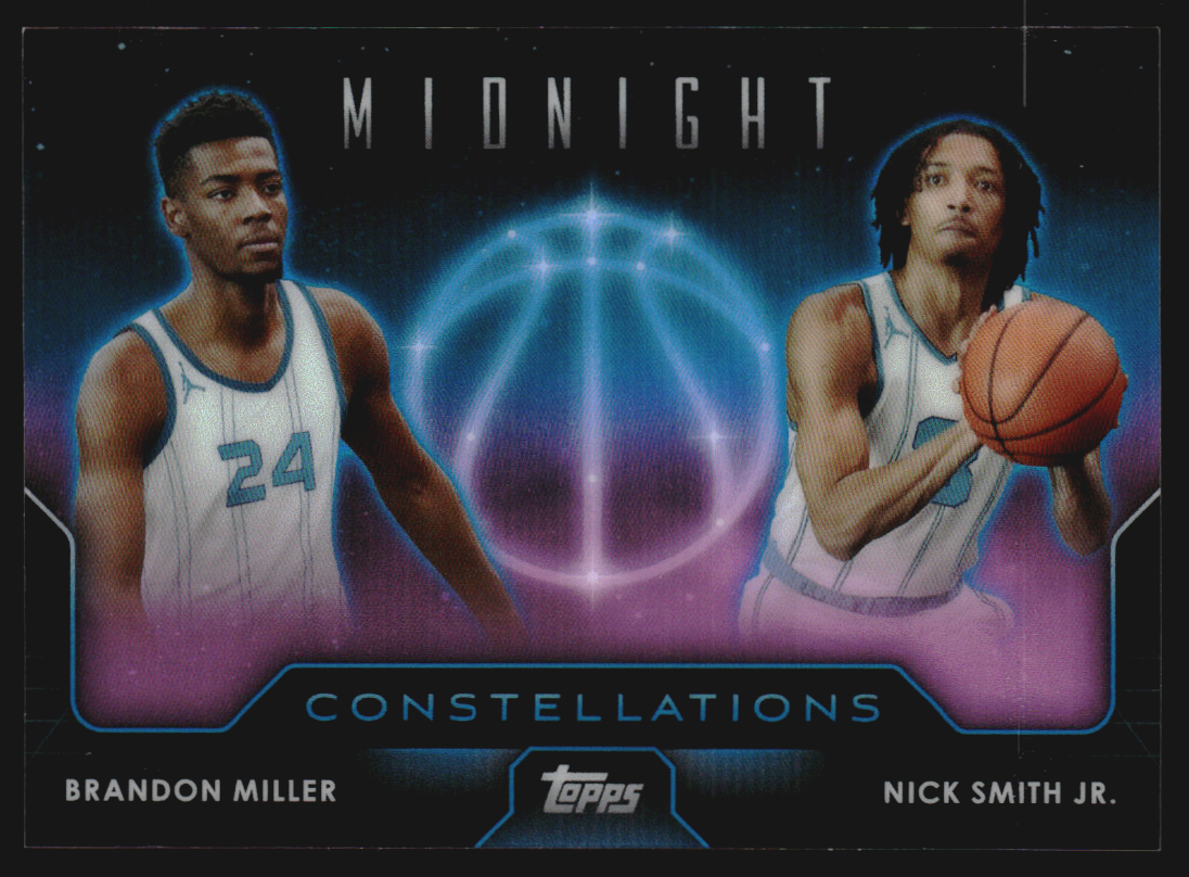 2023-24 Topps Midnight Constellations #C2 Brandon Miller/Nick Smith Jr.