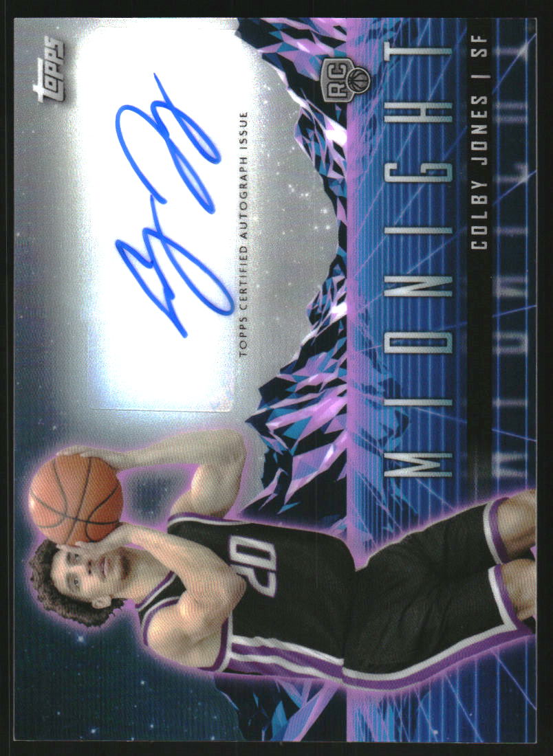 2023-24 Topps Midnight Rookie Horizon Signatures #RHSCJ Colby Jones Auto