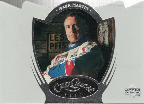 1997 Upper Deck Road To The Cup Cup Quest White #CQ7 Mark Martin