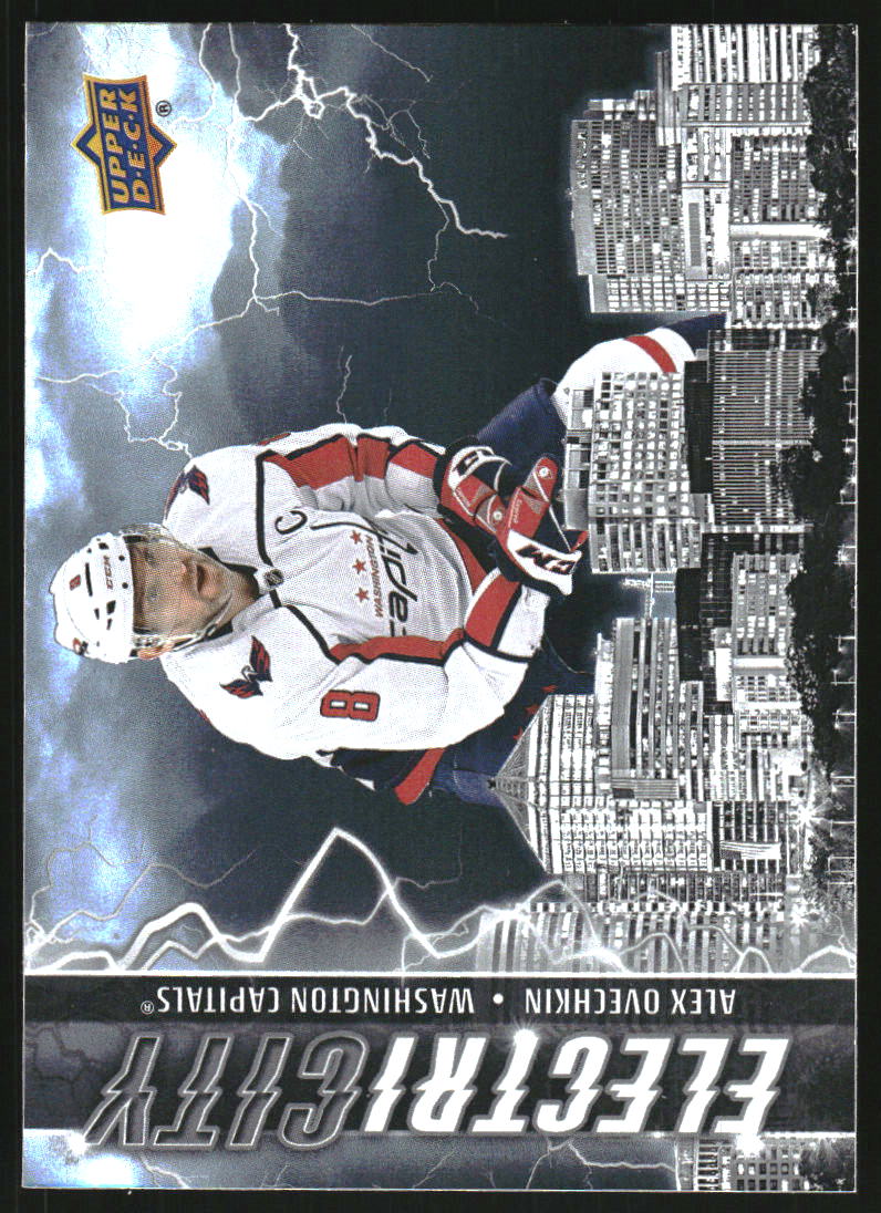 2024-25 Upper Deck ElectriCITY Black #EC16 Alex Ovechkin