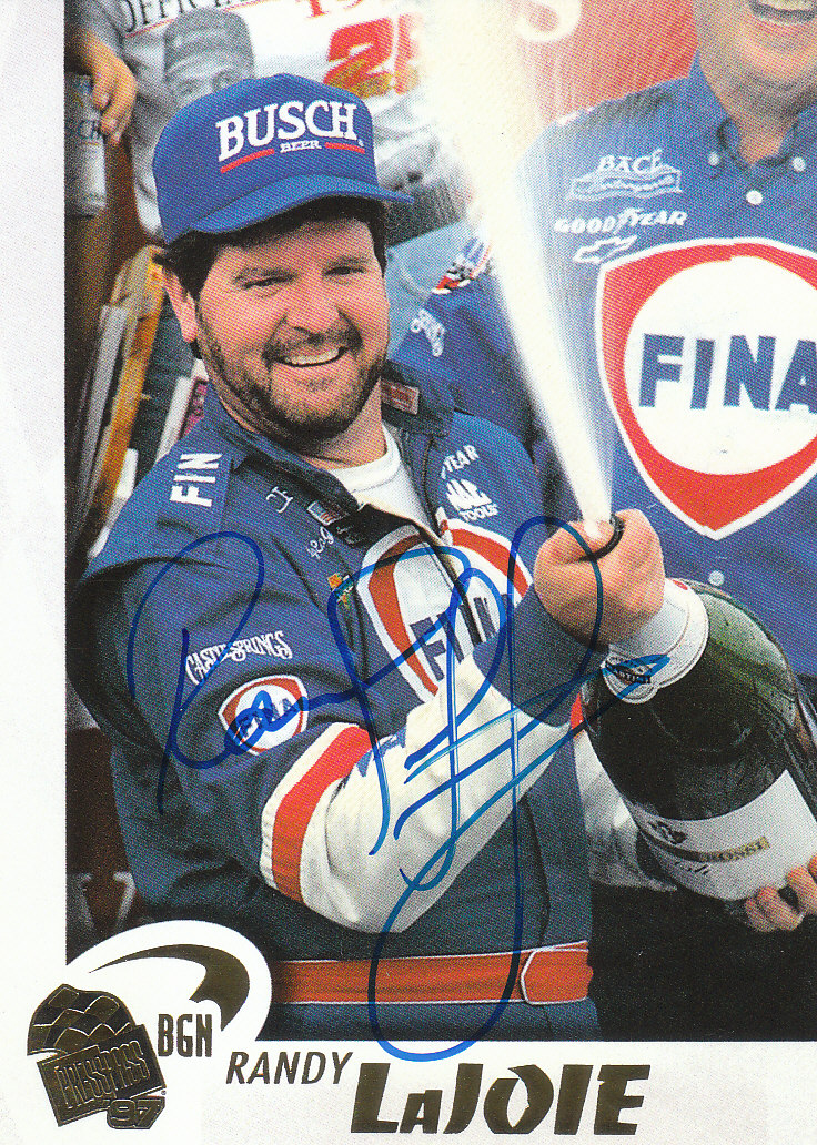 1997 Press Pass Autographs #33 Randy LaJoie PPP/VIP