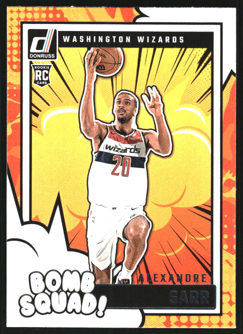 2024-25 Donruss Bomb Squad #9 Alexandre Sarr
