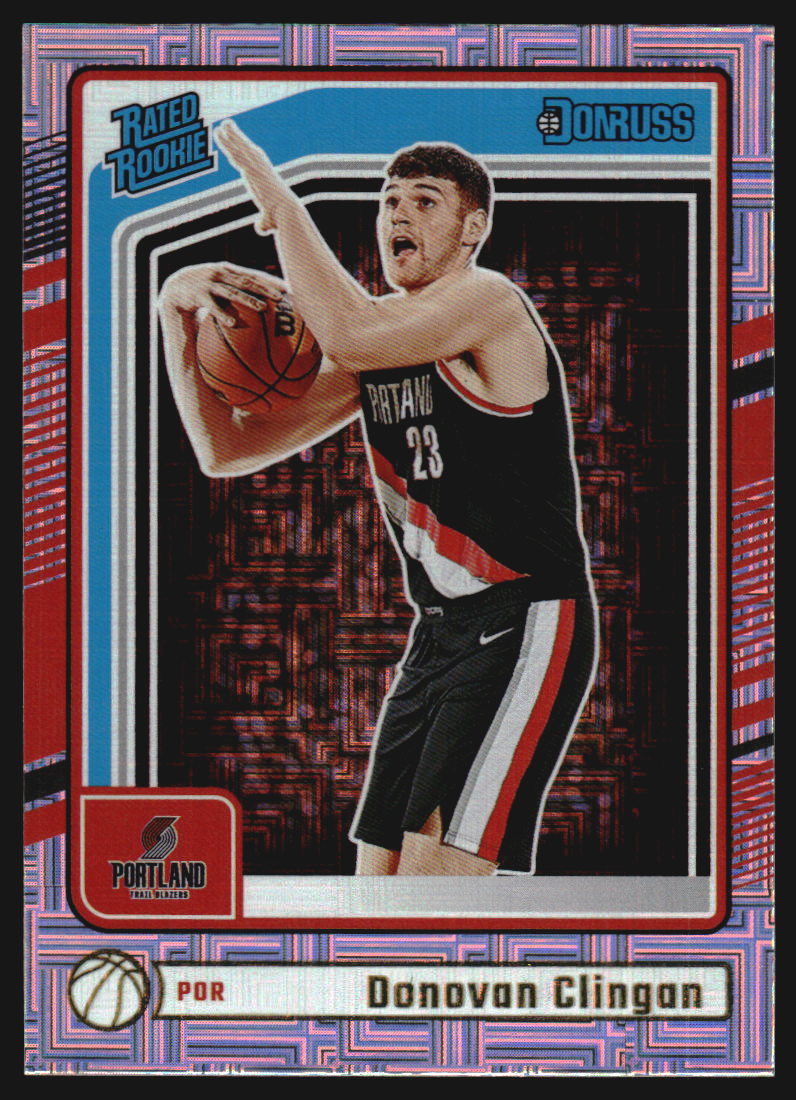 2024-25 Donruss Choice #223 Donovan Clingan RR