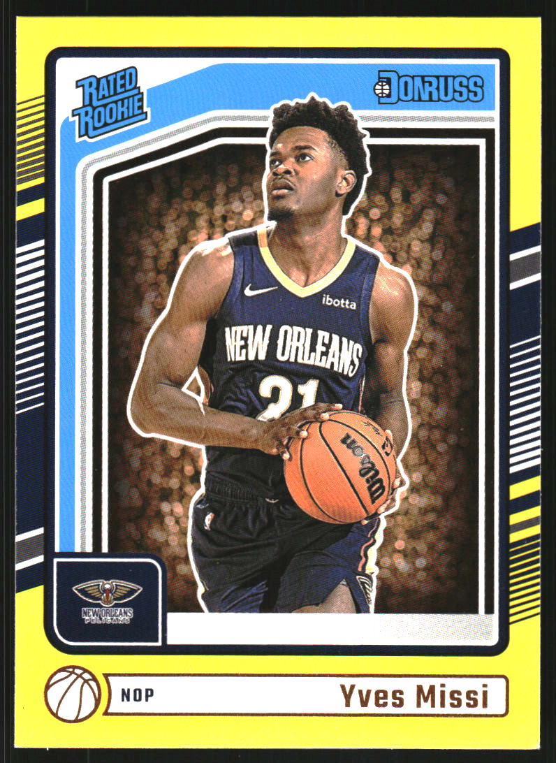 2024-25 Donruss Yellow Flood #217 Yves Missi RR on Fanatics Collect