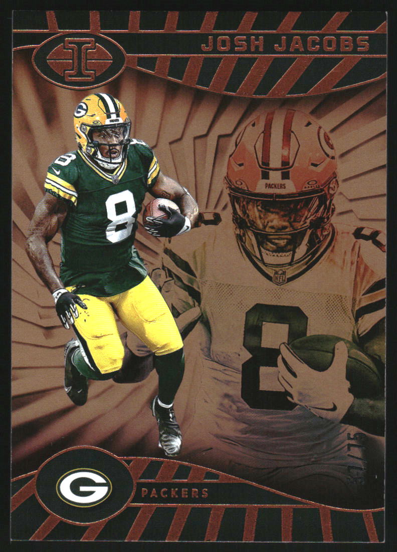 2024 Panini Illusions Trophy Collection Bronze #30 Josh Jacobs /75