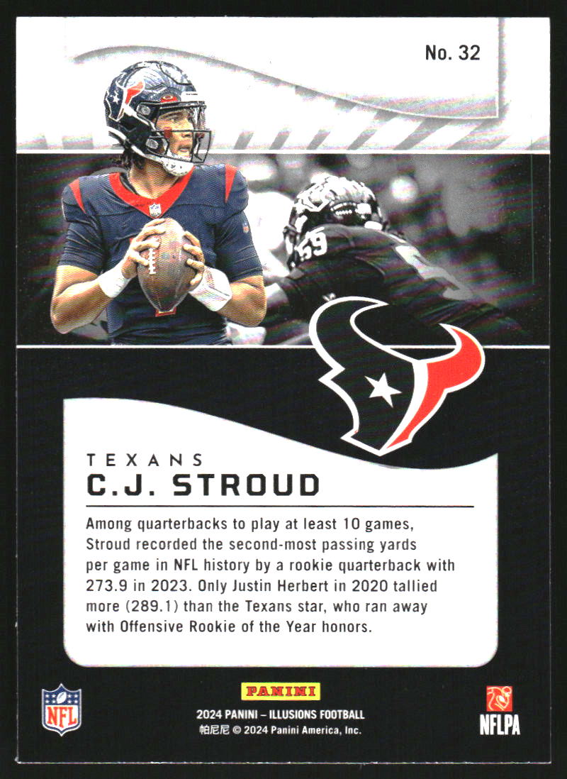2024 Panini Illusions Trophy Collection Dots #32 CJ Stroud