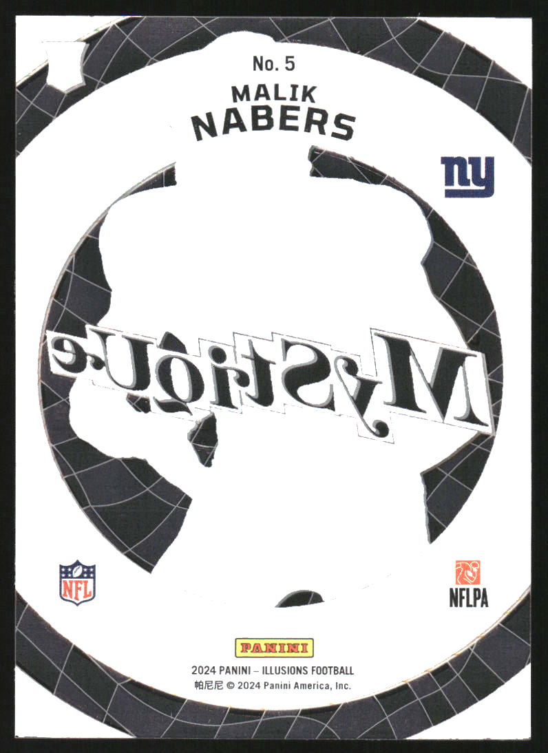 2024 Panini Illusions Mystique #5 Malik Nabers