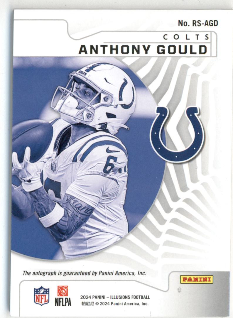 2024 Panini Illusions Rookie Signs #23 Anthony Gould/240 back image