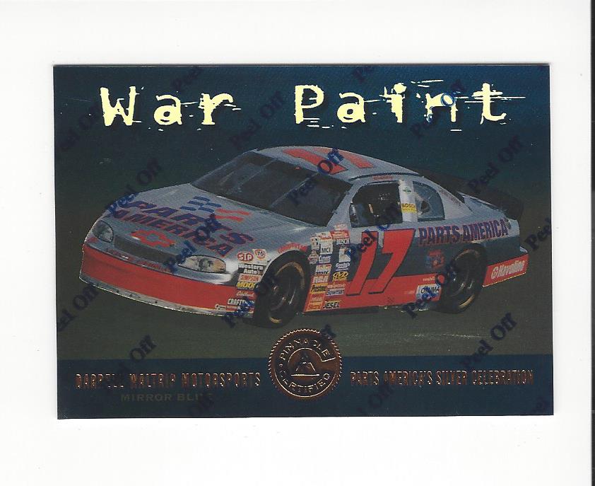 1997 Pinnacle Certified Mirror Blue #69 Darrell Waltrip's Car WP