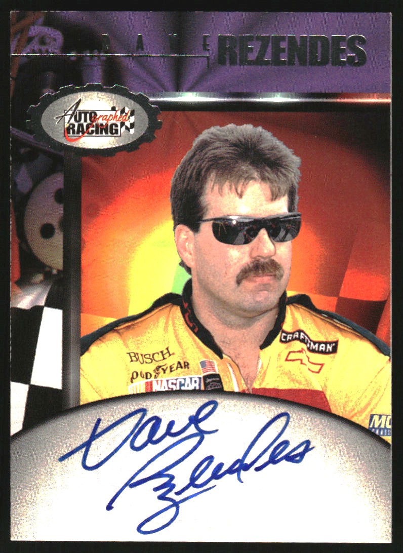 1997 Autographed Racing Autographs #47 Dave Rezendes