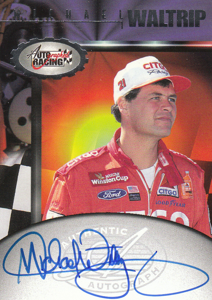 1997 Autographed Racing Autographs #55 Michael Waltrip