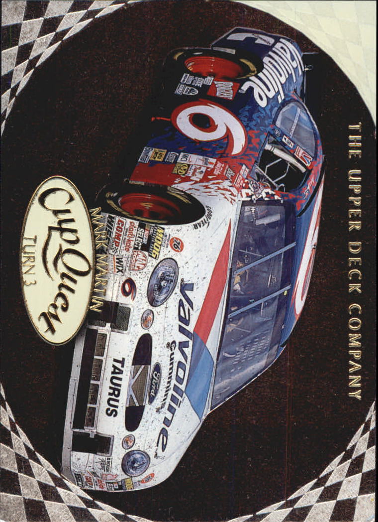1998 Upper Deck Road To The Cup Cup Quest Turn 3 #CQ6 Mark Martin's Car
