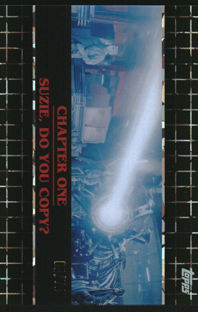 2025 Topps Stranger Things High Tek Compendium Telekinesis Circular Wonder Green Diffractors #C18 Suzie, Do You Copy? /75