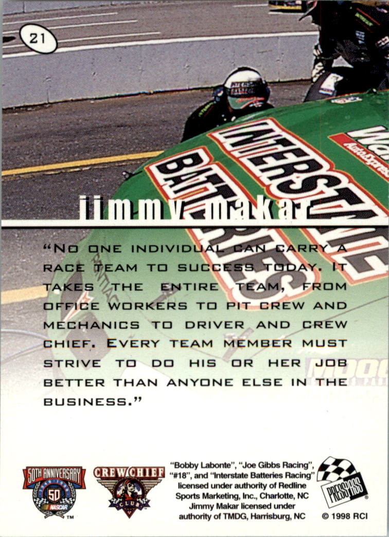 1998 Press Pass Stealth Racing Card Pick (Inserts) - Bild 9 von 34