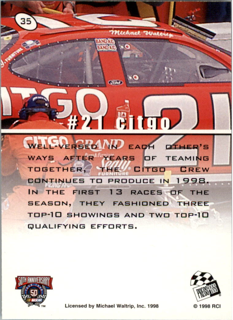 1998 Press Pass Stealth Racing Card Pick (Inserts) - Bild 15 von 34