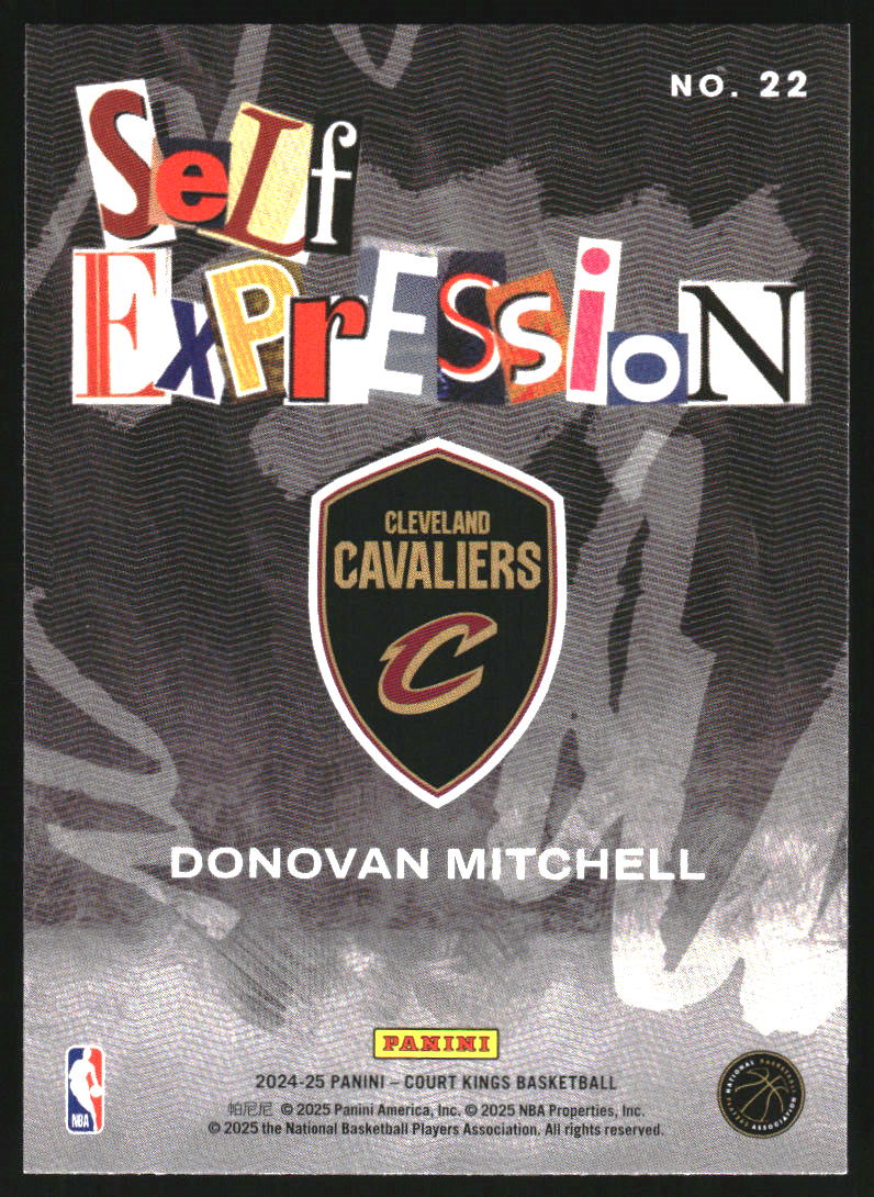 2024-25 Court Kings Self Expression #22 Donovan Mitchell