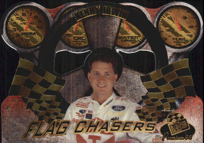 1998 Press Pass Premium Flag Chasers #FC16 Kenny Irwin