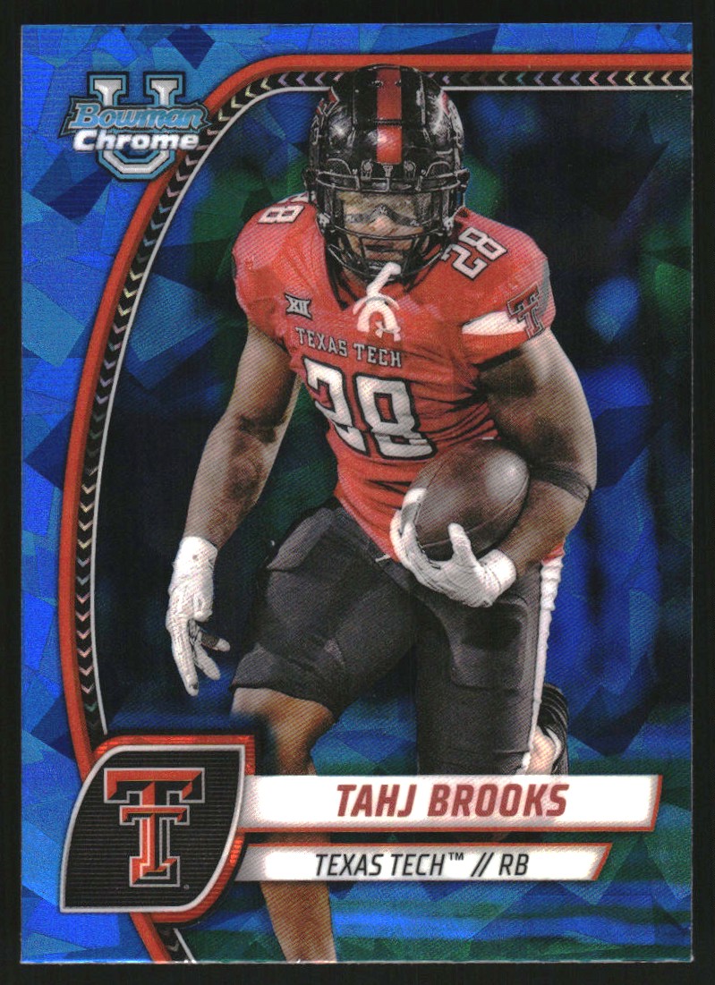 2024 Bowman Chrome Sapphire University #193 Tahj Brooks