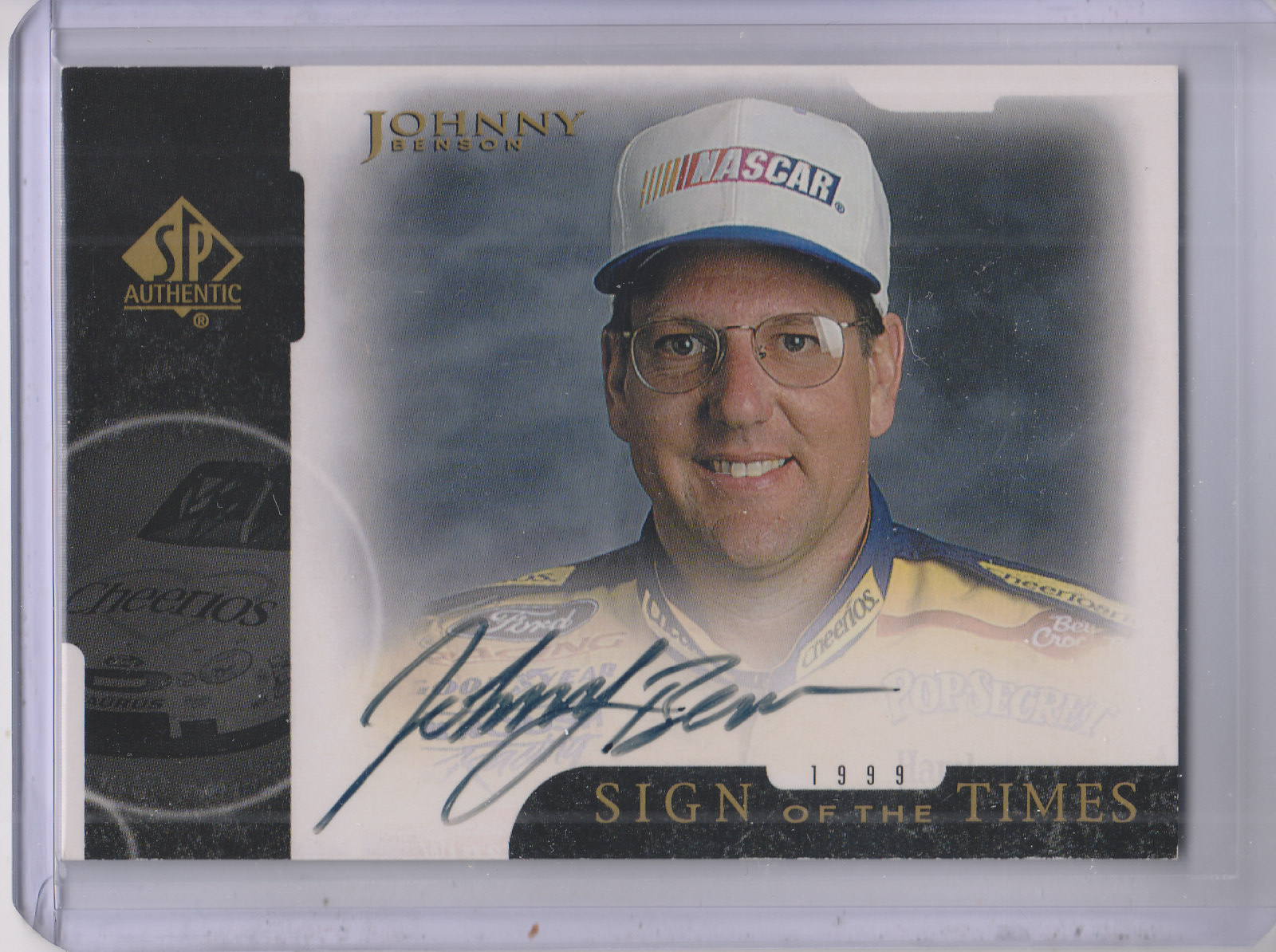 1999 SP Authentic Sign of the Times #JBN Johnny Benson