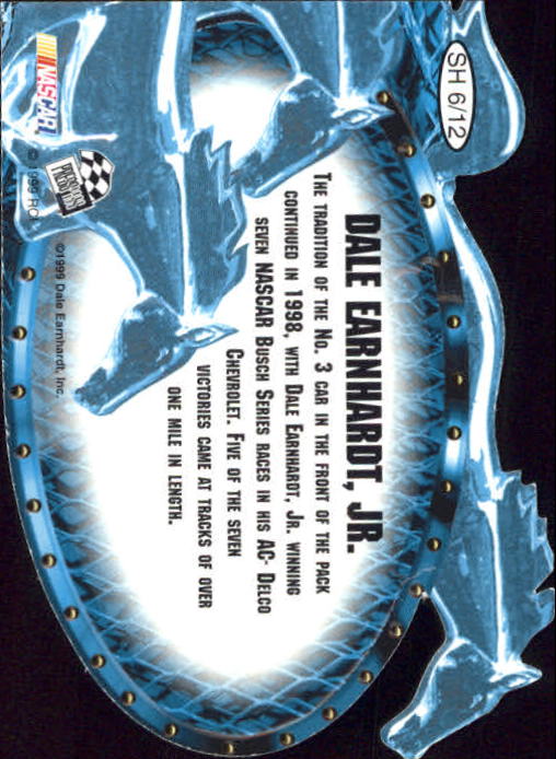1999 Press Pass Premium Steel Horses #SH6 Dale Earnhardt Jr.'s Car back image