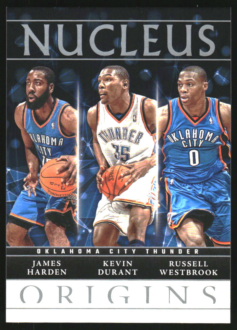 2024-25 Panini Origins Nucleus #24 Russell Westbrook/James Harden/Kevin Durant