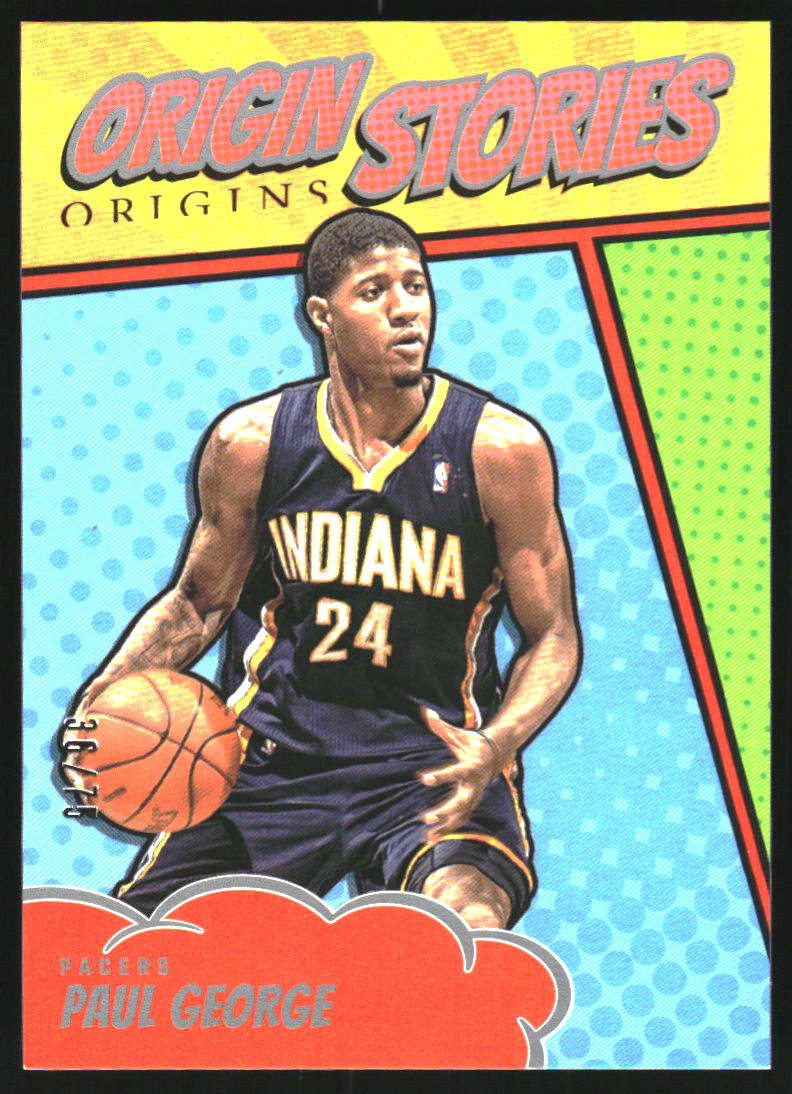 2024-25 Panini Origins Origin Stories Red #8 Paul George