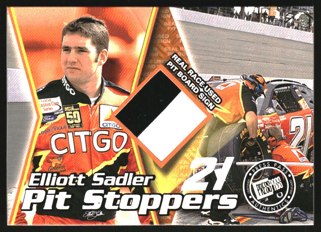 2000 Press Pass Trackside Pit Stoppers #PS8 Elliott Sadler
